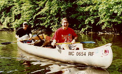 Intrepid canoeists